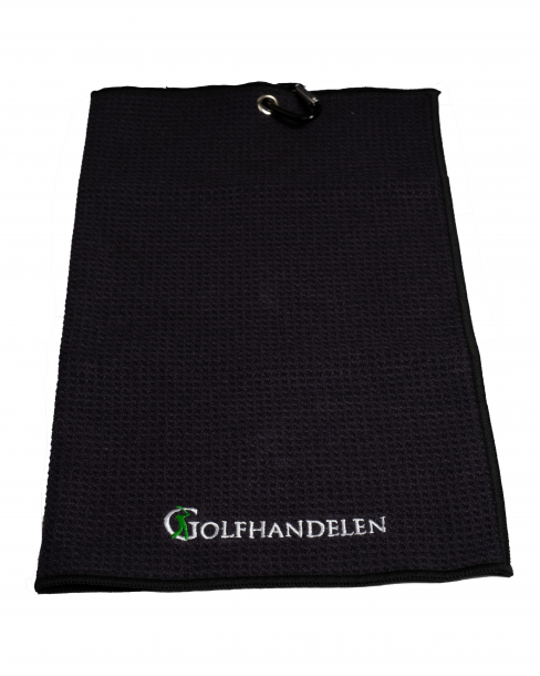 Golfhandelen Tri Fold Hndkle - Svart i gruppen Golfhandelen / Tilbehr  / Hndklr hos Golfhandelen Ltd (GH trifold towel)